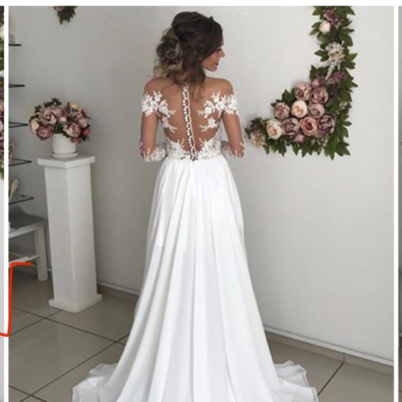 Wedding dress size 16 - Picture 1 of 5